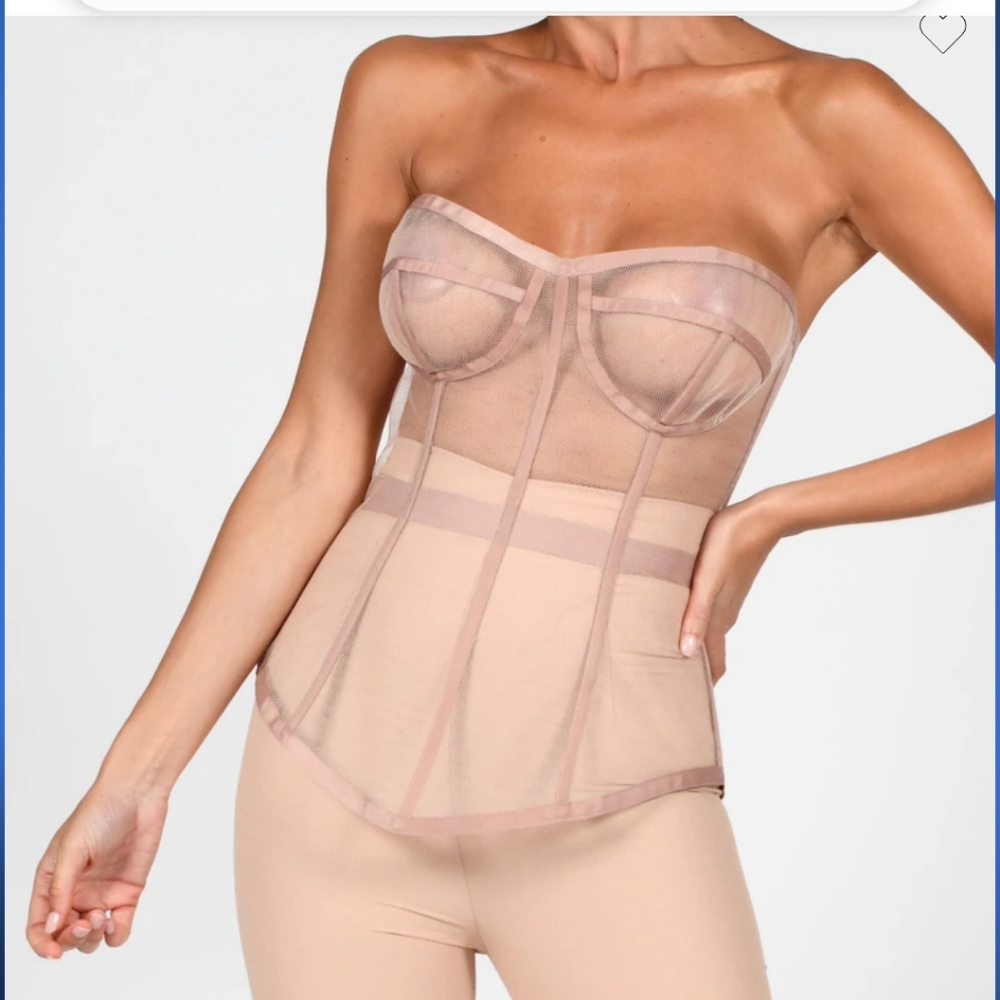 The doll house fashion EVANGELINE CORSET IN NUDE xs